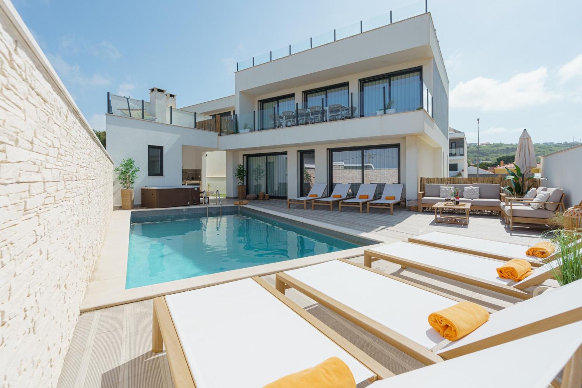 Beach Villa With Ocean View Lourinhã Buitenkant foto